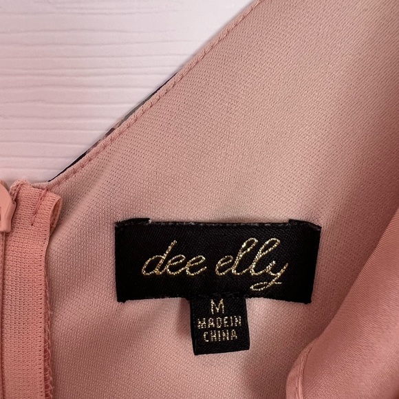 Dee Elly satin floral drop shoulder dress - Picture 11 of 11